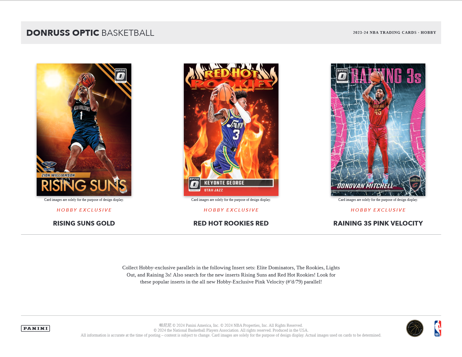 2023-24 Panini Donruss Optic Basketball Hobby 12 Box Case